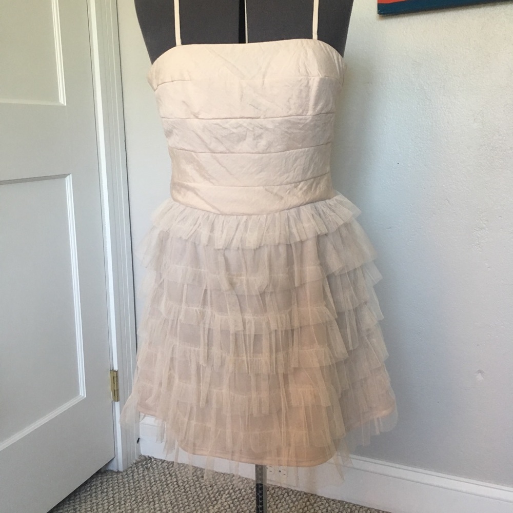 Ruffle cocktail dress